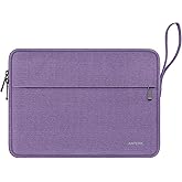 Laptop Sleeve 14 Inch, Water Resistant Traveling Computer Cover with Handle, Shockproof Protective Carrying Laptop Bag Compatible for 14 Inch MacBook Air/Pro, HP, Dell, Lenovo, Purple