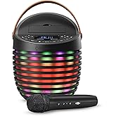 Singing Machine Karaoke system for Adults & Kids with Wireless Microphone, SingCast One - Karaoke Speaker with Video Casting Technology, Karaoke System with Bluetooth & Echo Effects