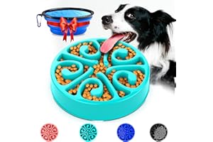Freefa Slow Feeder Dog Bowls, Dog Slow Feeder Bowl, Puzzle Dog Food Bowl, Maze Dog Food Bowl, Slow Feeder Dog Bowls Large Breed, Medium Breed, Small Breed, Slow Eating Bowl, Puppy Bowl