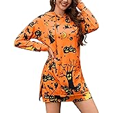 Quenteen Hoodie Dress for Women Sweatshirt Dress Oversized Casual Split Hem 2025 Fall Winter Pullover Dresses with Pockets