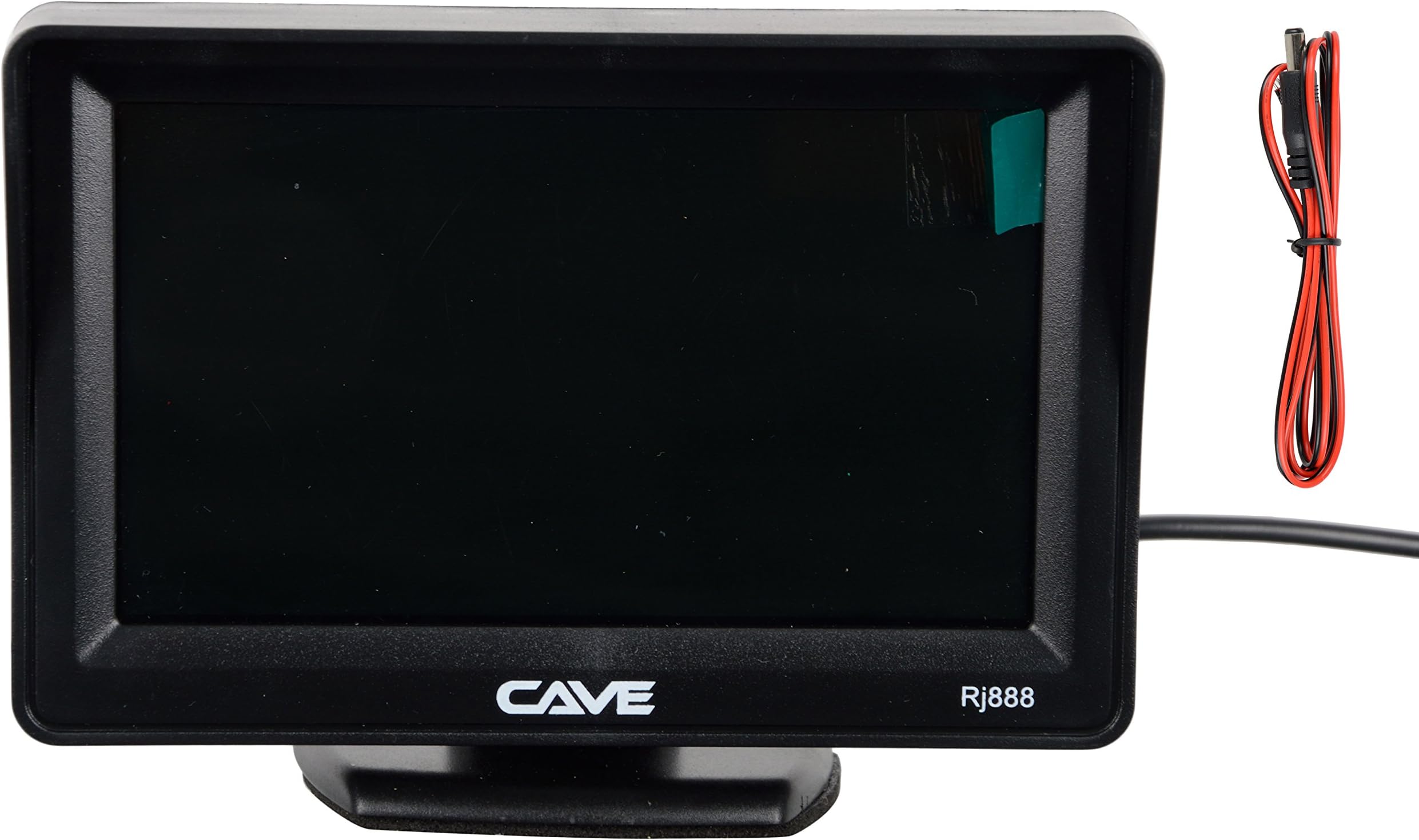 Cave Rear View Screen Dashboard 12V Black 4.3 Inch.4.3' Camera Screen TFT Monitor with Cable (Cave 110)