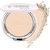 IT Cosmetics Celebration Foundation Illumination - Full-Coverage, Anti-Aging Powder Foundation - Blurs Pores, Wrinkles & Imperfections - 0.3 oz