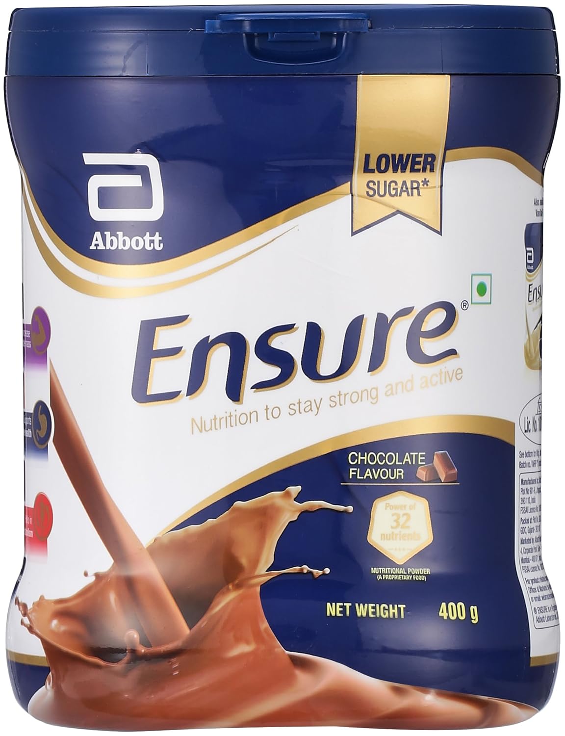 Buy Ensure Balanced Adult Nutrition Health Drink 400g (Chocolate) Online at Low Prices in