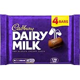 Cadbury Dairy Milk Chocolate 4pk Bar from the UK (Single Pack) 108.8g