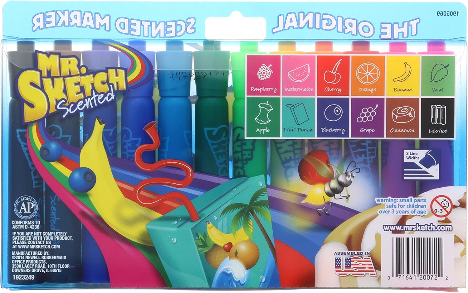 Amazon Com Mr Sketch Scented Chisel Tip Marker Set 6 Pack 12 Count Home Improvement