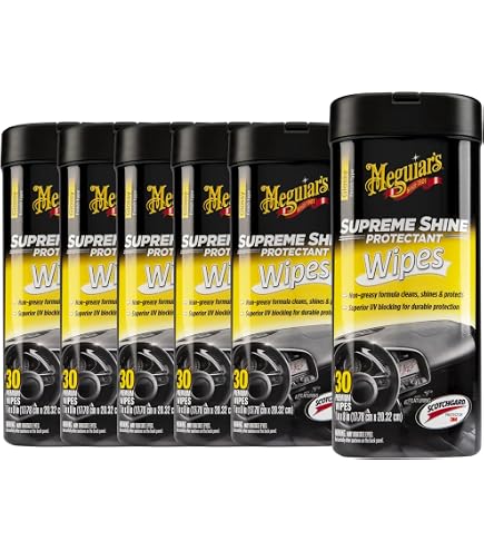 Amazon.com: Meguiar's Quik Interior Detailer Wipes G13600, 6 Pack