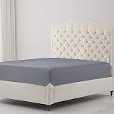 Sapphire Collection 300 Thread Count Egyptian Cotton Fitted Sheets - Grey view 3