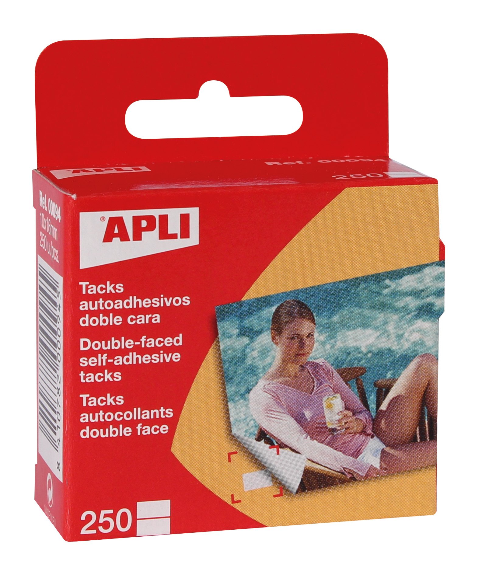 APLI 93 - Pack of Tacks - 250 units 10 x 16 mm