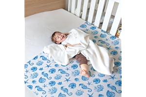MooMoo Baby Waterproof Mattress Protector, for 87 * 153cm Queen Size Bed, Reusable Bed Pad, Potty Training Pad, Pee Pad for E