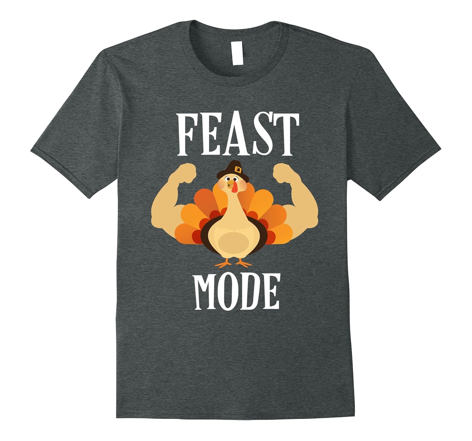 Feast Mode Shirt Thanksgiving Day T-Shirt Get Your Eat On-ANZ