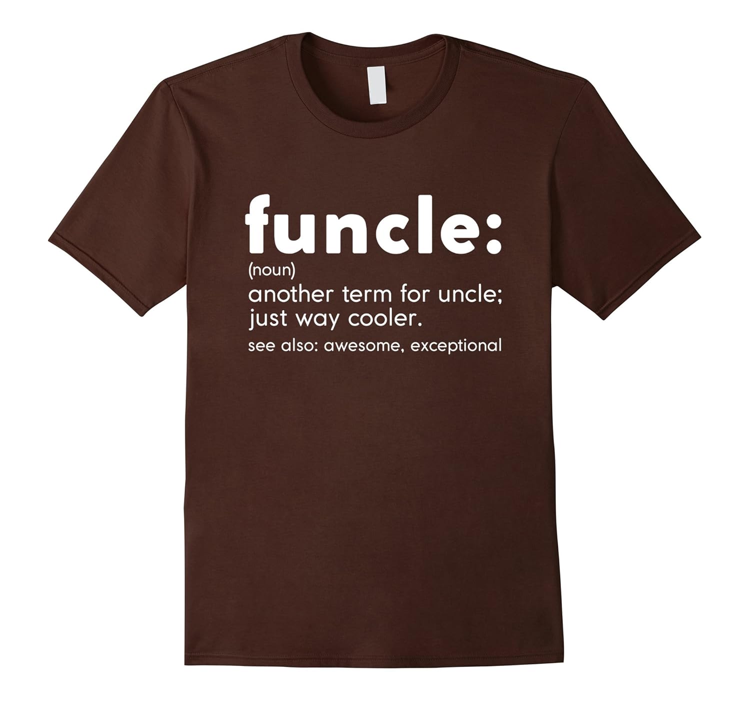 Mens Mens Funcle Definition T-Shirt - Funny & Cool Gift for Uncle-ANZ