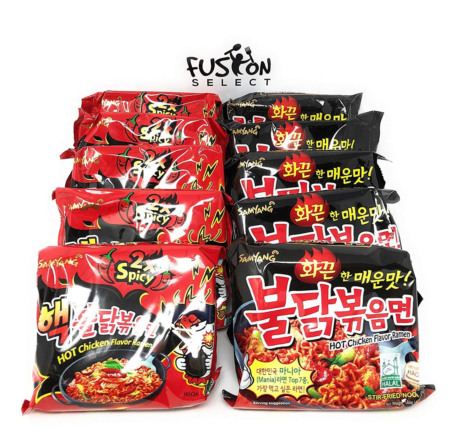 Samyang HACK Buldak Bokeum Ramen 5PCS Hot Spicy Fire