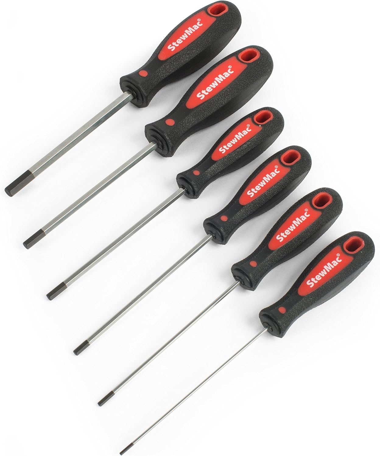 StewMac Straight Hex Screwdrivers, Set 