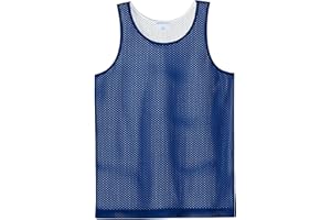 SPORT-TEK Youth PosiCharge Reversible Mesh Tank | Kids' Athletic Fit Summer Clothes for Boys & Girls, Breathable Top