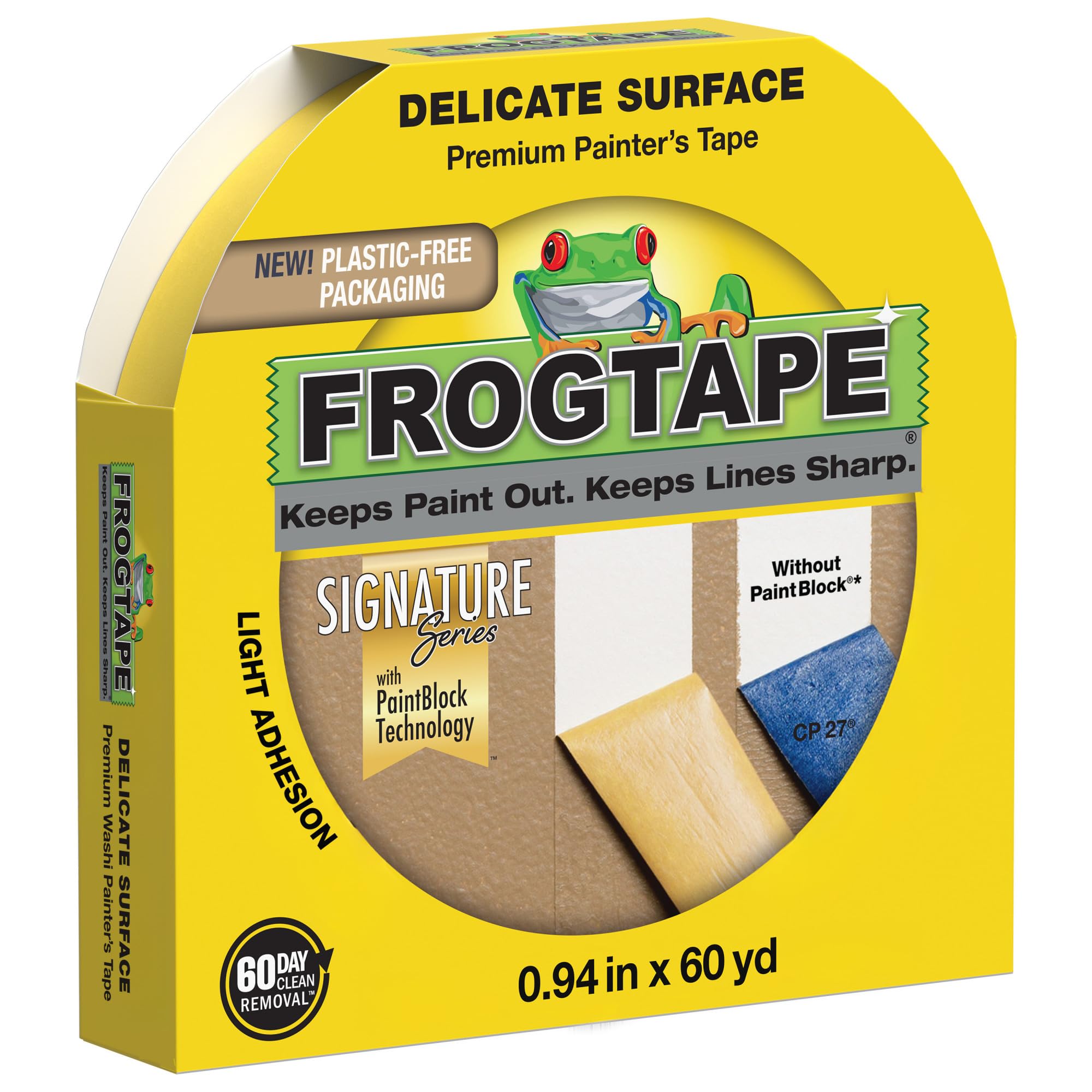 ShurTech Tape Delicate Surface FrogTape 0.94-inch x 60 yd