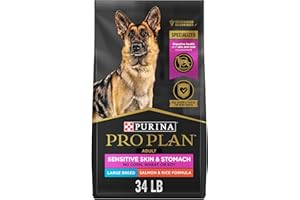 Purina Pro Plan Sensitive Skin & Stomach Large Breed Dry Dog Food, Salmon - 15.4 kg Bag
