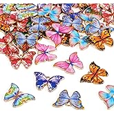 Bestewelry Enamel Butterfly Charms for Jewelry Making Colorful Flower Butterfly Charm Pendants Cute Insect Theme Alloy Charms for DIY Crafts Bracelets Necklaces Keychains