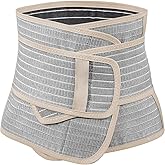 haakaa Postpartum Belly Band, Support Back & Abdomen, Help Natural Delivery & C Section Recovery,Natural Latex,One Size