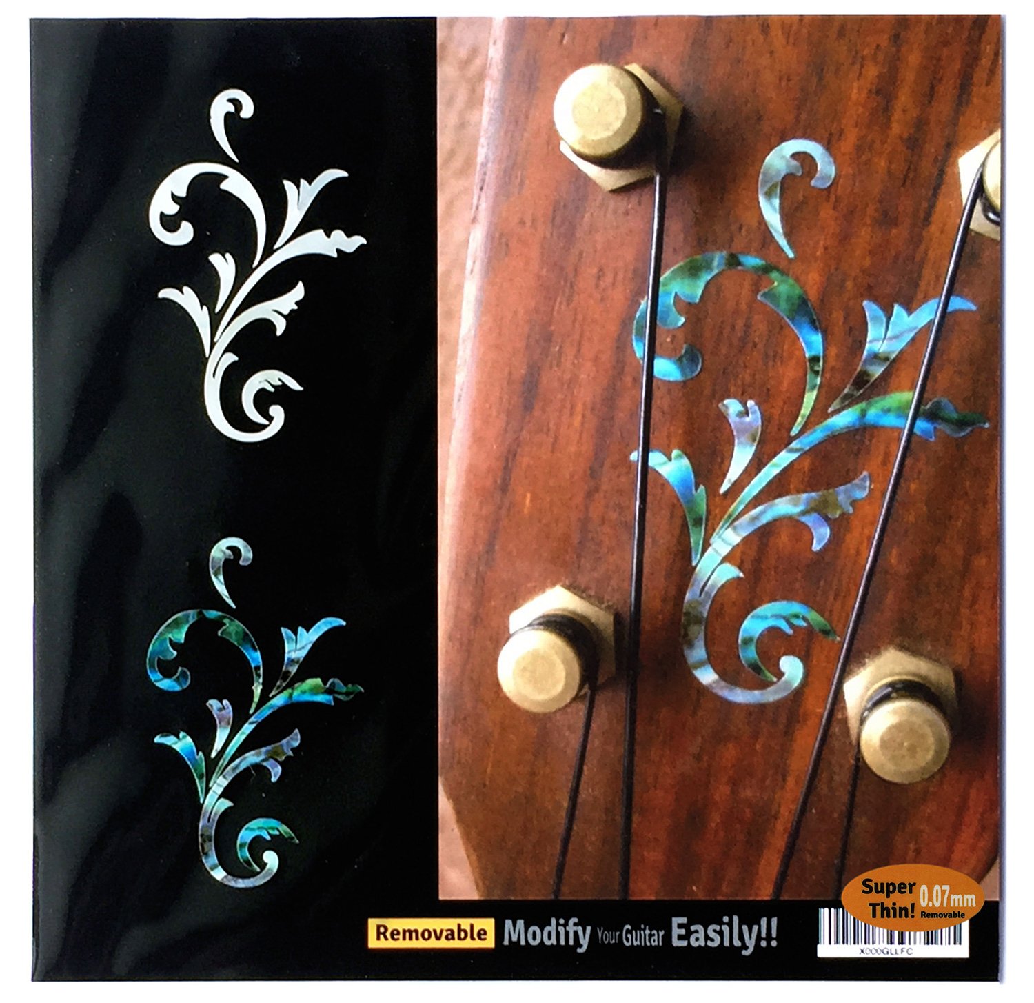 Headstock Inlay Stickers Decals Small Vine SET eBay