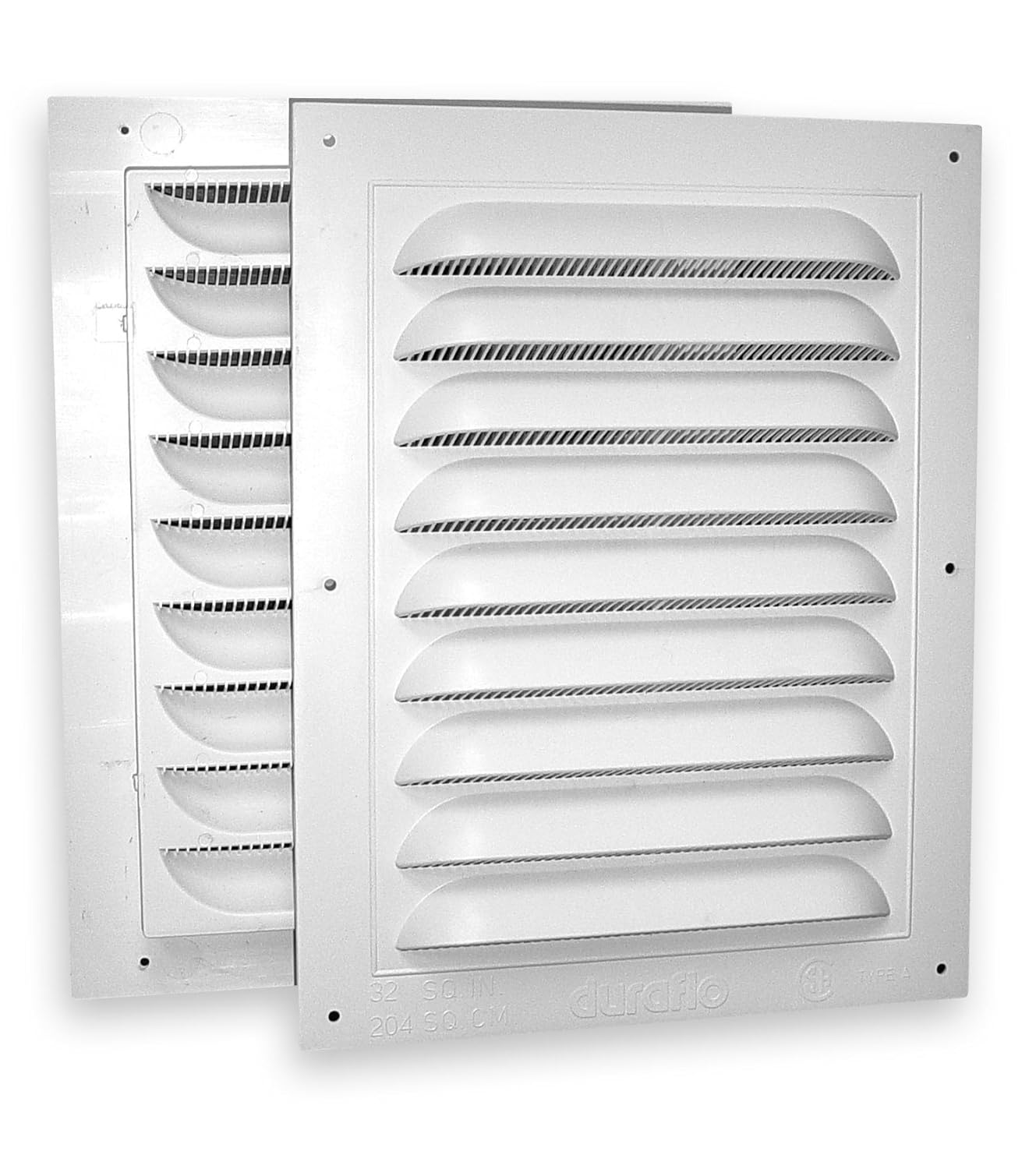 Duraflo Combined Gable Vent, 12Inch X 18Inch 662671620743