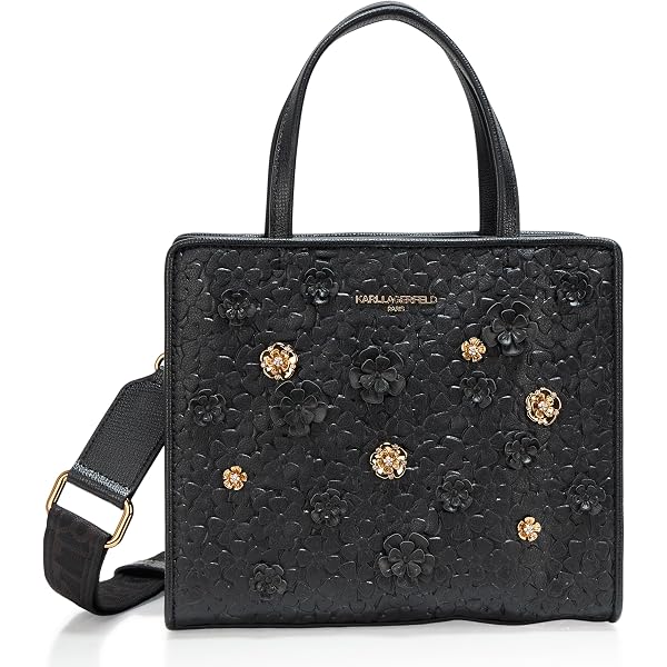 thumbnail image 2 of Karl Lagerfeld Paris Nouveau Tote, Blk Legacy 2 of 11