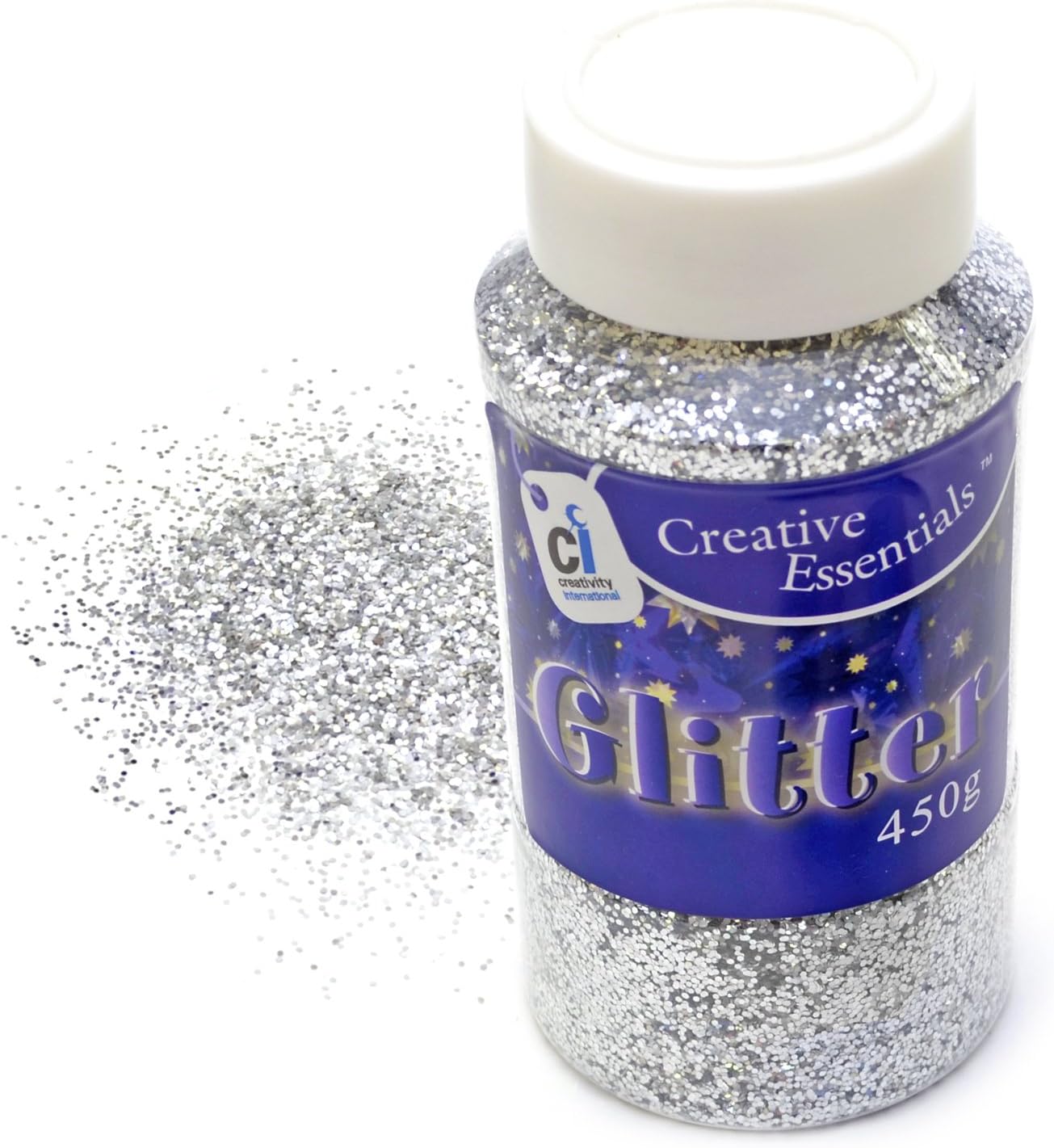 CI 9171-0 CE Glitzer, 450 g Dose, silber: Amazon.de: Küche & Haushalt