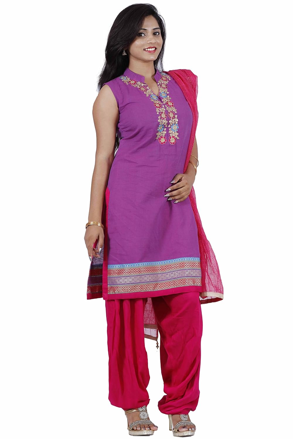 manmandir women's straight salwar suit