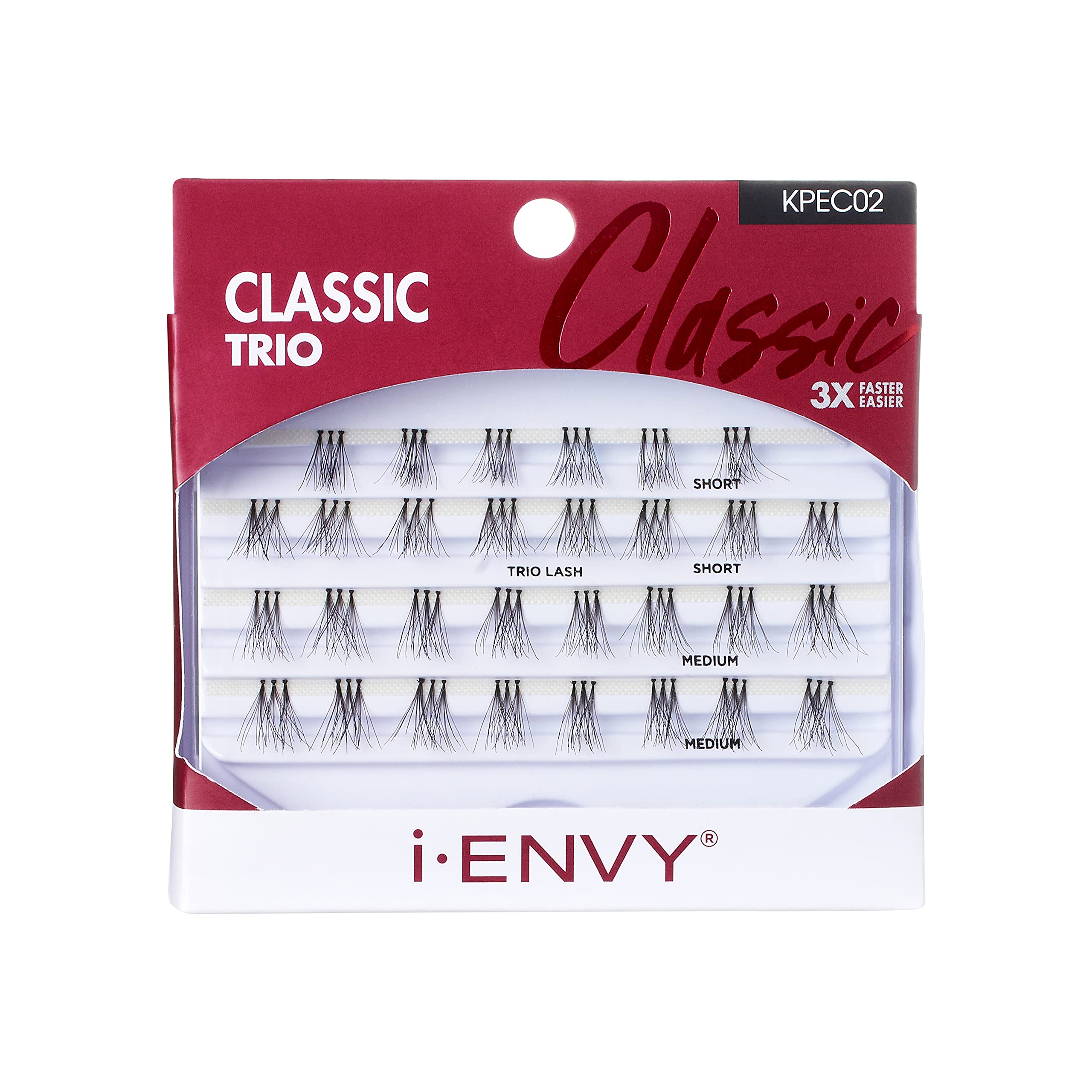 Kiss I Envy Trio Medium 30 Trio Lashes