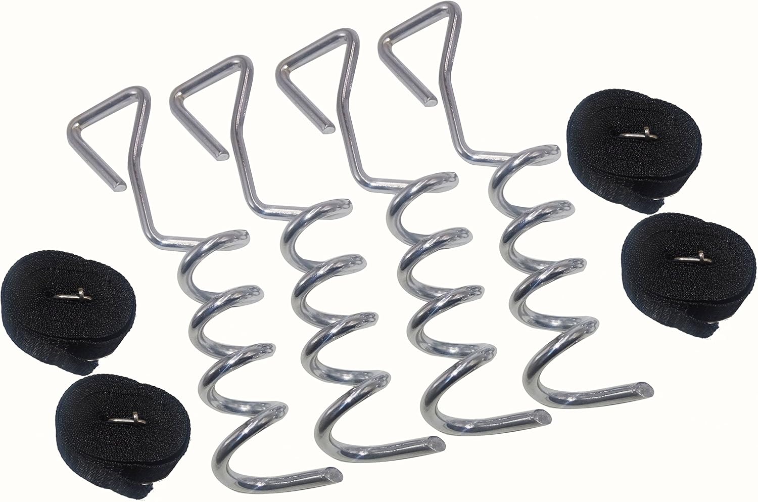 Galvanized Heavy Duty Trampoline Anchor Peg Kit (Spiral) Accessories
