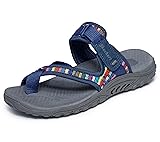 Skechers Women's Reggae-Mad Swag-Toe Thong Woven