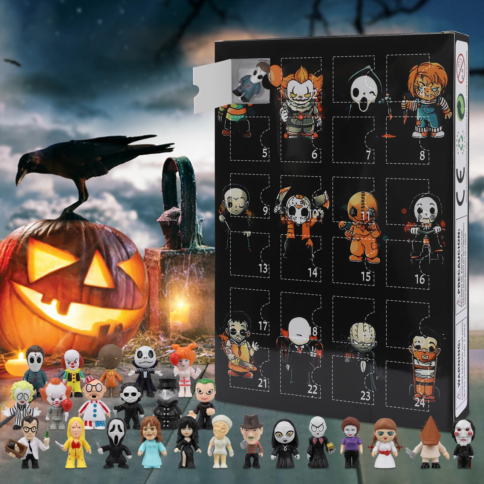 Halloween Advent Calendar 2025,Halloween Countdown Calendar 2025 for ...