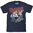 Tee Luv Popeye The Sailorman T-Shirt - I Yam What I Yam Popeye Cartoon Shirt