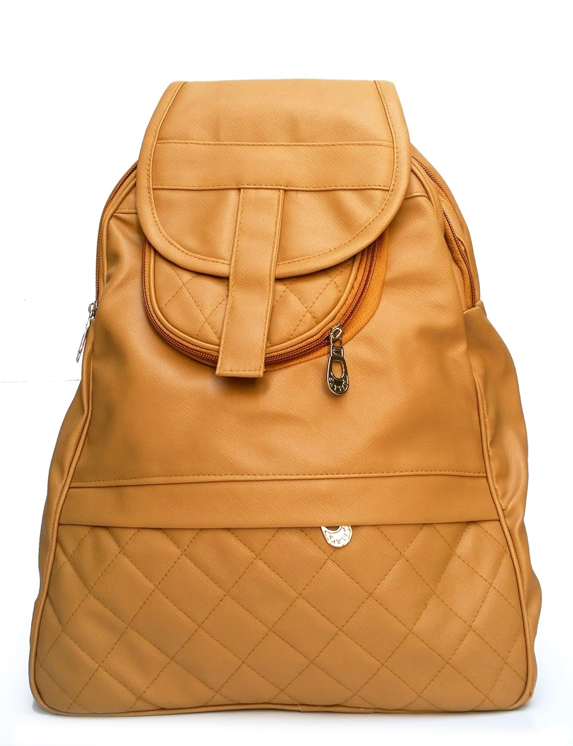 verity fashion girl's synthetic gold casual backpack