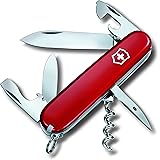 Victorinox Taschenmesser Spartan (12 Funktionen, Klinge, Korkenzieher, Dosenöffner) rot