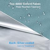 OKPOW Parasol Cover Waterproof 600D Heavy Duty 3m Large Outdoor Umbrella view 3