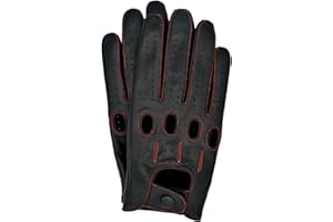 Riparo Genuine Leather Full-finger Driving Gloves