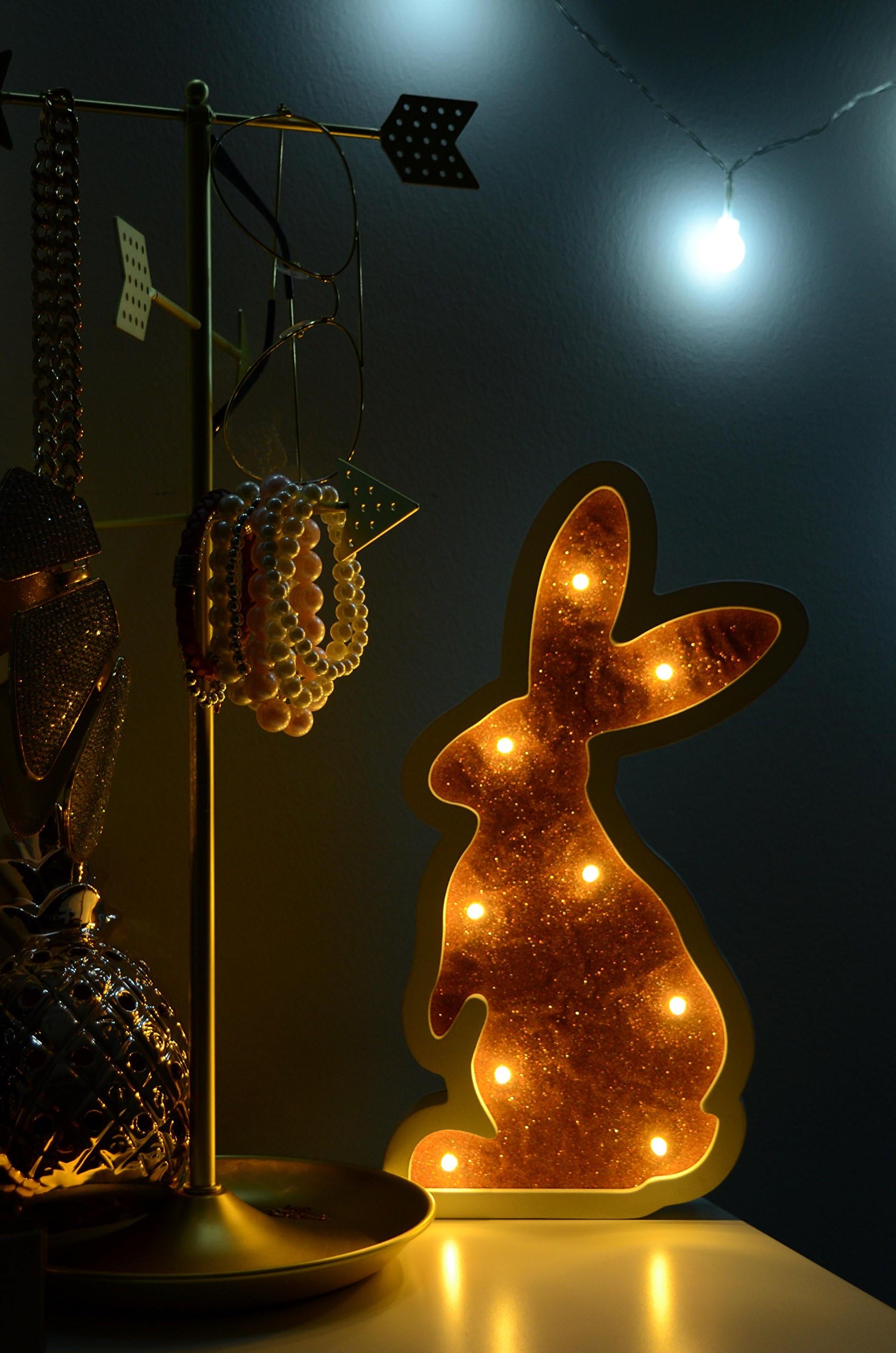 Night Light: Kids Lamp, LED Lights, Baby Rest, Bunny Animal, Bedroom Home Decoration, Baby Shower
