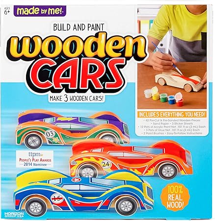 Me Build \u0026 Paint Your Own Wooden Cars 