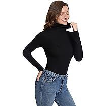 トップス ELECTRIC LOGO TURTLENECK SWEAT SET UP EXCHIC Women's Turtleneck Sweater Cable Knitted Solid