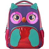 Sarhlio Toddler Backpack Cute Light Weight Durable 600 Denier Polyester Water Resistant School Bag for Preschool Kindergarten