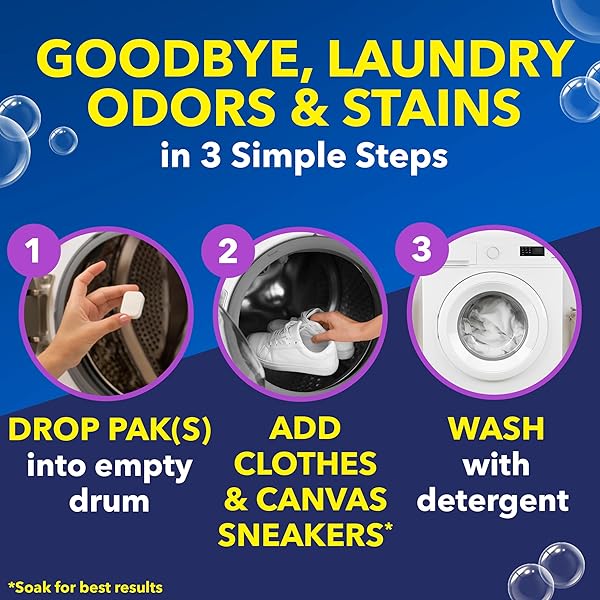 OXICLEAN ODOR BLASTERS ODOR AND STAIN REMOVER LAUNDRY POWER PAKS, 24 CT