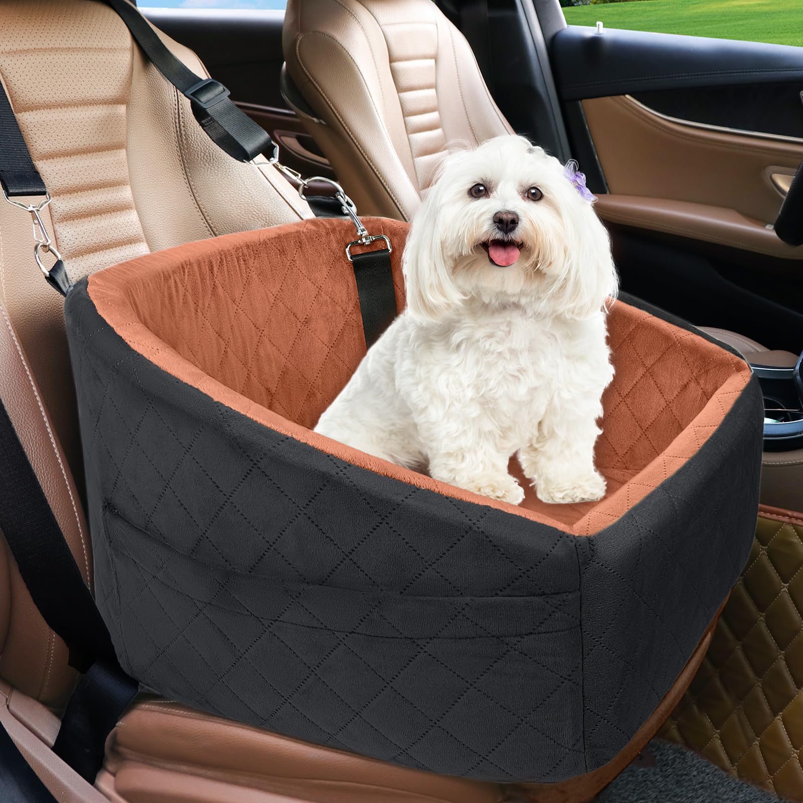Photo 1 of (insert only)(see images) NEEZUKAR Dog Car Seat for Small Medium Dogs,Detachable Washable Dog Booster Seat Under 30lbs