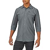 ATG by Wrangler Men's Long Sleeve Mixed Material Shirt