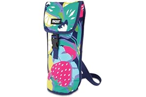 PackIt Freezable Wine Bag, Fruitopia, Built with EcoFreeze Technology, Foldable, Reusable, Shoulder Strap with Buckle Closure, Perfect for Adults and Drinks On-the-Go