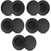 Jabra Headset Ear Cushions Replacement Foam Ear Pads Compatible with Jabra PRO 920 935 930 9450 9460 9465 9470 9400BS GN1900 2000 2100 2025 Biz 620 1100 1500 1900 2400II Headphones (10 Pack)