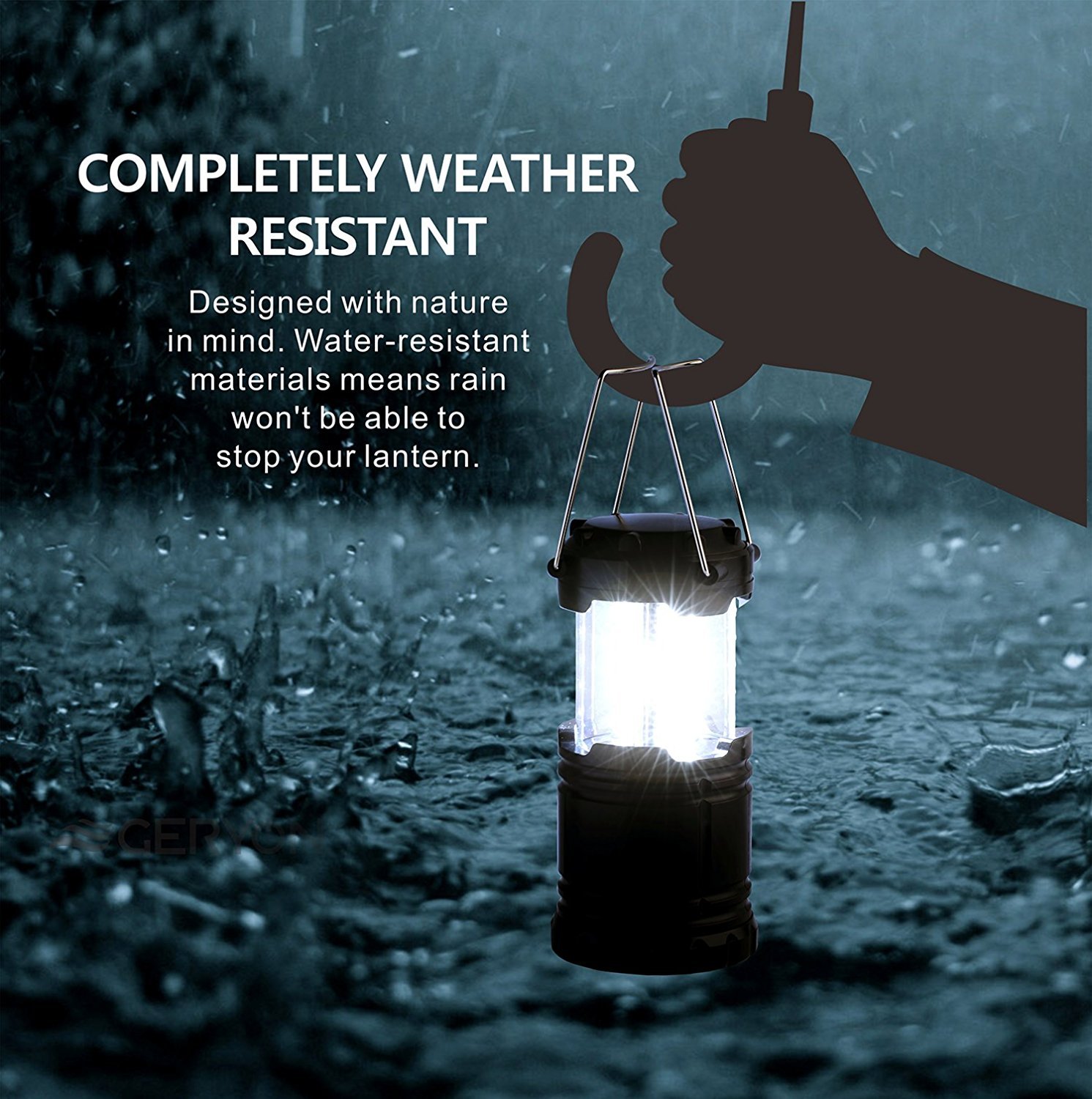 Download Hurricane Led Lantern Portable Camping Lantern Power Outage Survival Kit For Emergency Best Outdoor Indoor Black Collapsible 1 Pack Tools Home Improvement Hardware