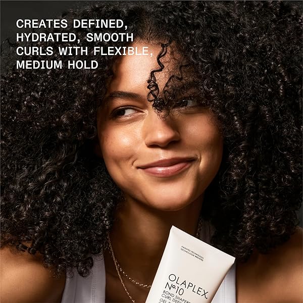 OLAPLEX Nº.10 BOND SHAPER™ CURL DEFINING GEL: FRIZZ SMOOTHING CURL GEL | HYDRATES, DETANGLES & DEFINES CURLS | ALL DAY HOLD NO RESIDUE | FOR COILY, CURLY, AND WAVY, 200 ML/FL OZ