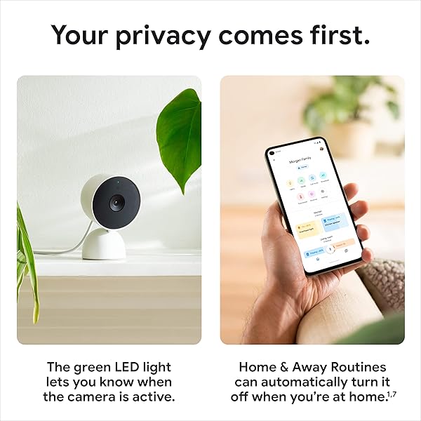 GOOGLE NEST SECURITY CAM (WIRED) – 2ND GENERATION – FOG, 1080P, MOTION ONLY