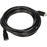 Monoprice Commercial Series Premium 10ft 24AWG CL2 High Speed HDMI Cable Male to Female Extension - Black