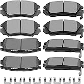 SCITOO D1421 D1275 Ceramic Brake Pads Sets Front &amp; Rear | Replacement For Chevrolet For Equinox 2010-2017,For GMC For Terrain 2010-2017